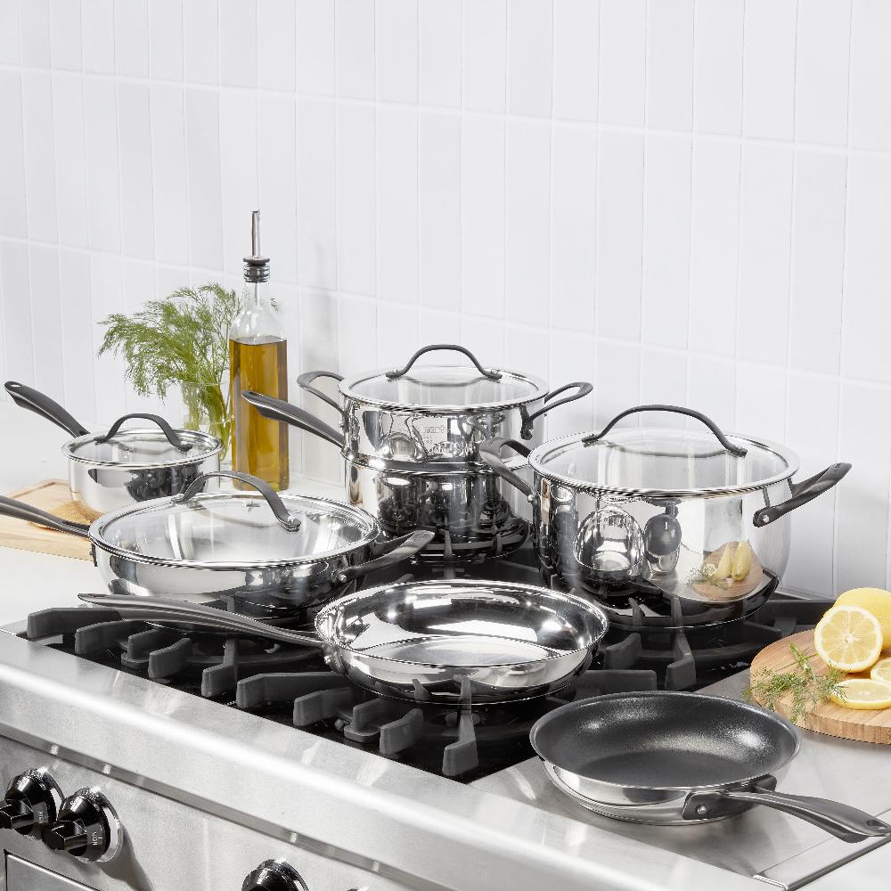 Cuisinart Radiant Pro Stainless with Brushed Titanium Finish 11-Pc Set 74-11