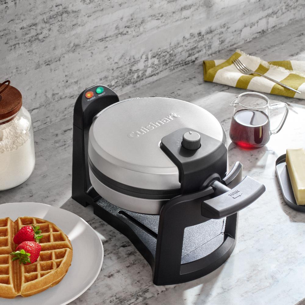 Cuisinart Round Flip Belgian Waffle Maker WAF-F30NAS