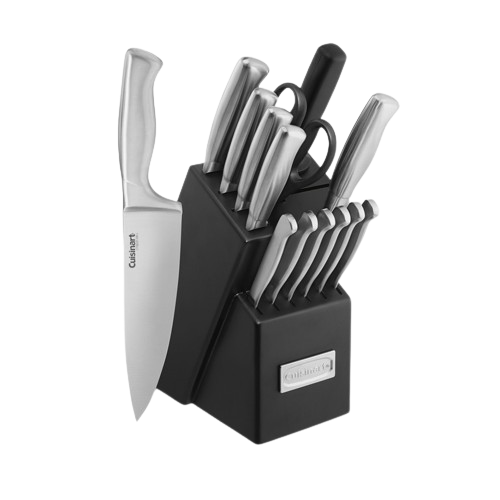 cuisinart Stainless Steel Hollow Handle 15 Piece Knife Block Set C77SS-15PK