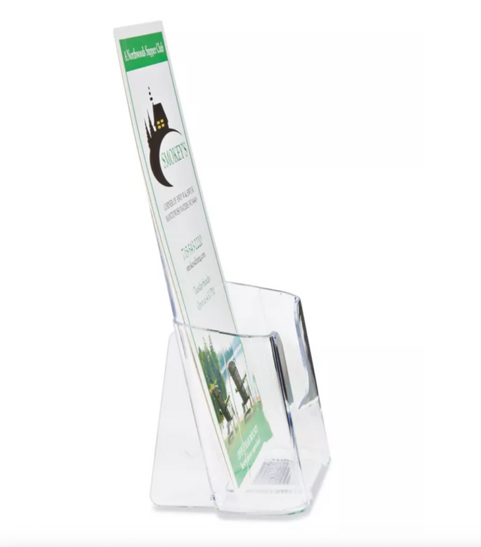 Cuisinox Countertop Pamphlet Holder - 4 X 3 X 7" Promotional Material