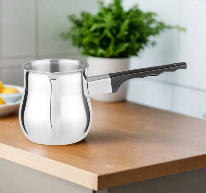 cuisinox Cuisinox 12 oz Turkish Cezve Stainless Steel Coffee Pot Turkish Coffeemakers