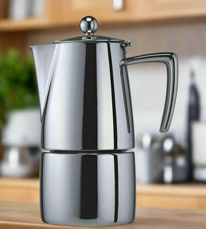 Cuisinox Cuisinox 4 Cup Milano Mirror Stainless Steel Induction Stovetop Moka Espresso Coffee Maker Coffee Makers U0026 Espresso Machines