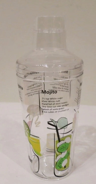 Cuisinox Cuisinox Cocktail Shaker With 6 Drink Recipes Cocktail Shakers