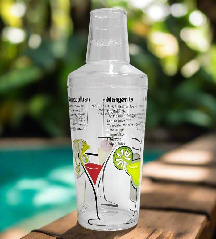 cuisinox Cuisinox Cocktail Shaker with 6 Drink Recipes Cocktail Shakers