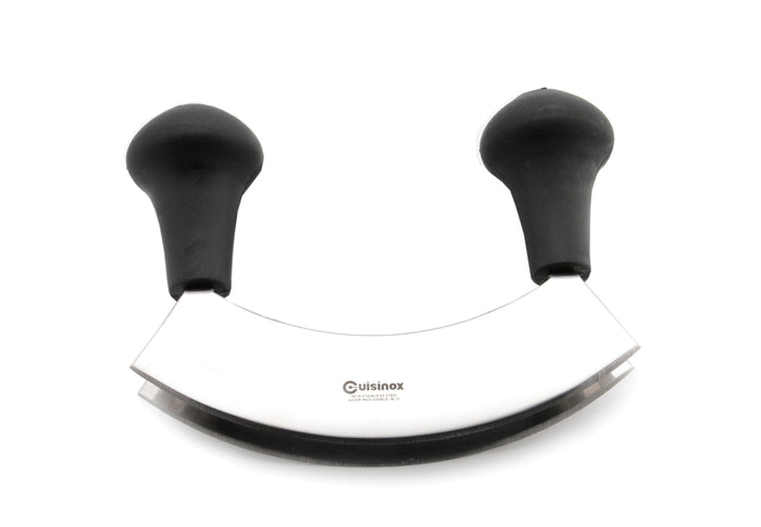 Cuisinox Cuisinox Double Blade Mezzaluna Knife Stainless Steel Kitchen Knives