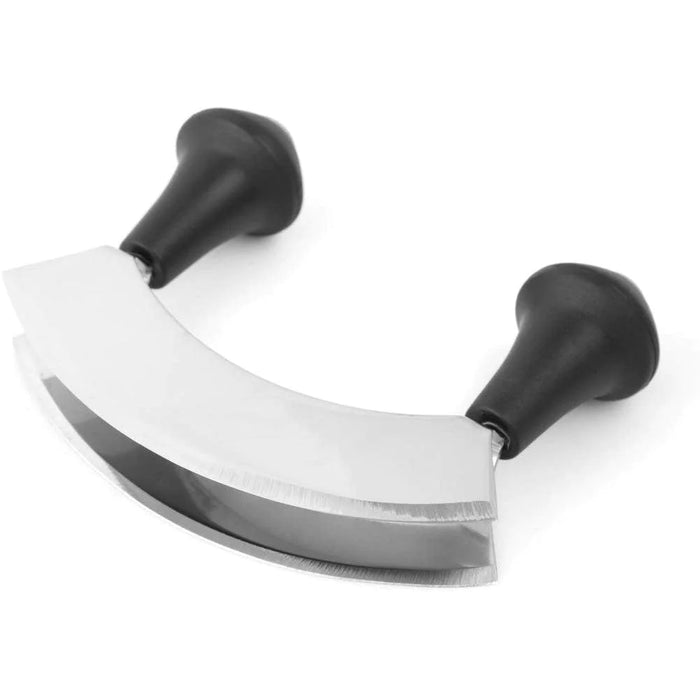 Cuisinox Cuisinox Double Blade Mezzaluna Knife Stainless Steel Kitchen Knives