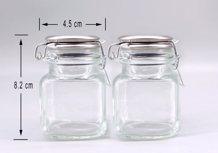 Cuisinox Cuisinox Glass Jar With Stainless Steel Lid Set Of 2 Storage Devices