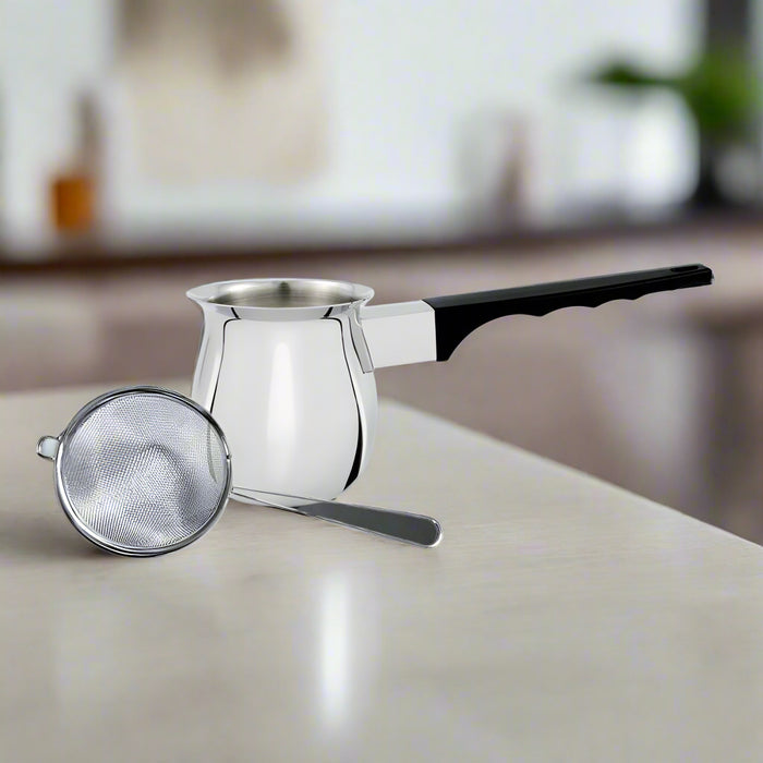 cuisinox Cuisinox Masala Chai and Matcha Tea Fine Mesh Strainer and Pot Set Coffee Servers u0026 Tea Pots