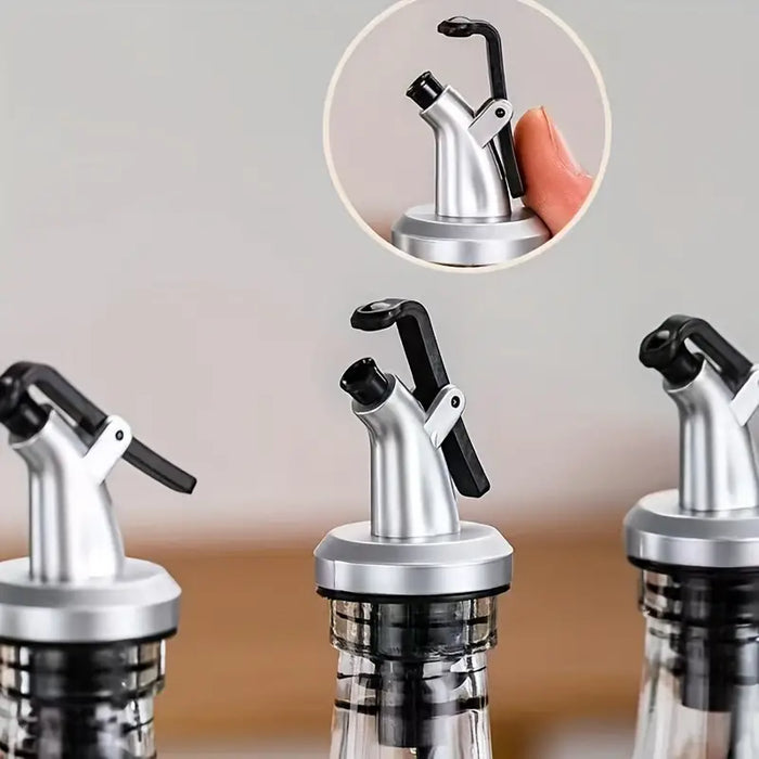 Cuisinox Cuisinox Oil & Vinegar Cruet Set With Caddy With English Labels Salad Dressing Mixers U0026 Shakers