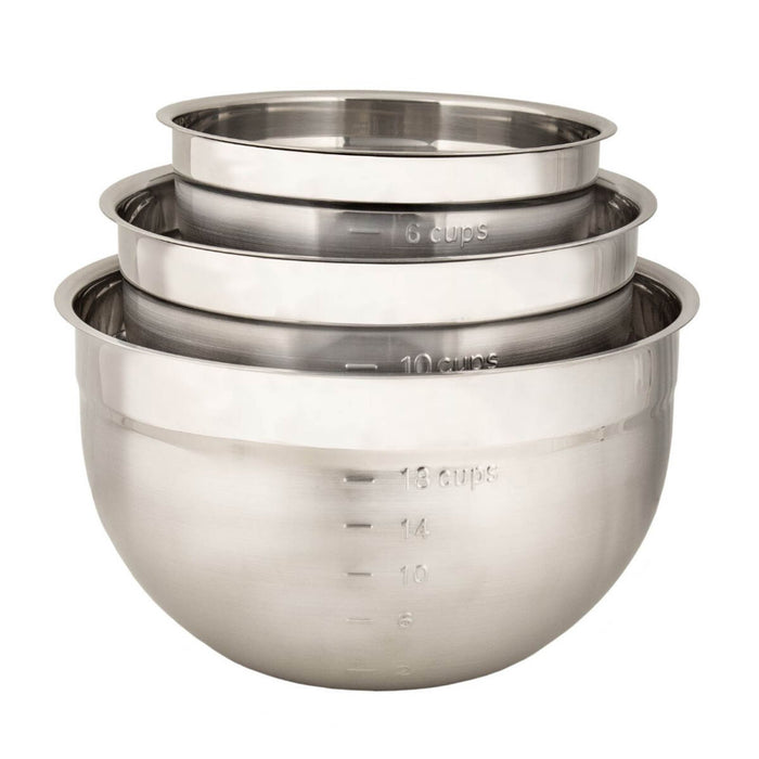 cuisipro Cuisipro Stainless Steel Mixing Bowl - Set of 3 747390 Mixing Bowl