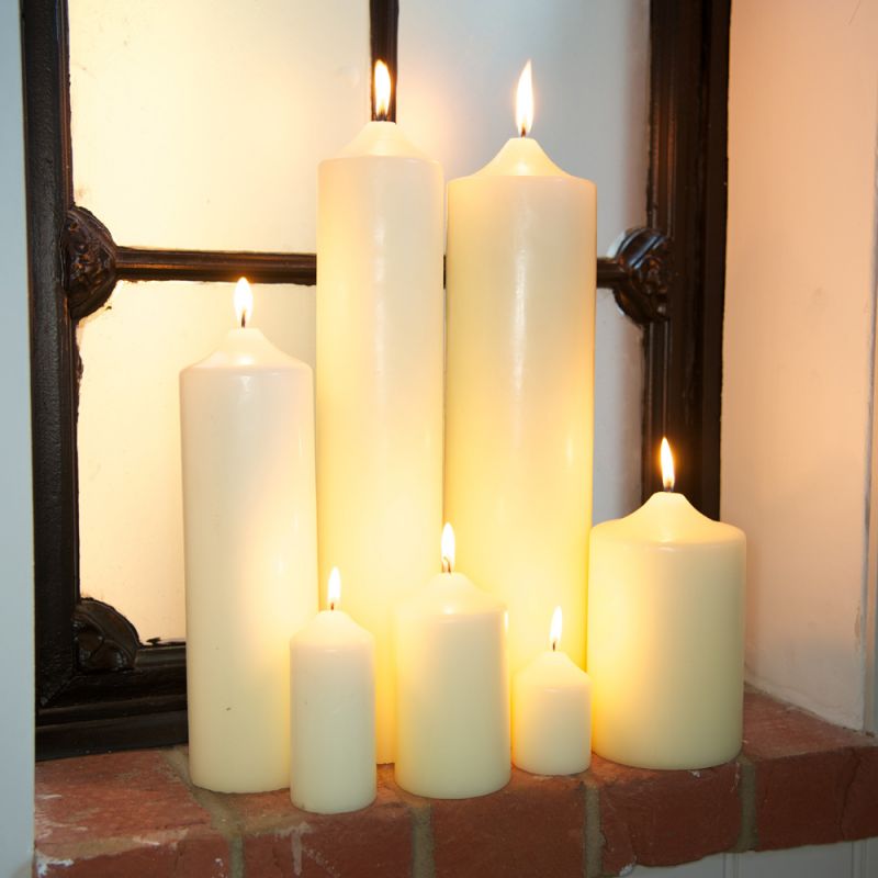 Culinary Concepts 170x100mm Church Candle - 112 Hour Burn Time