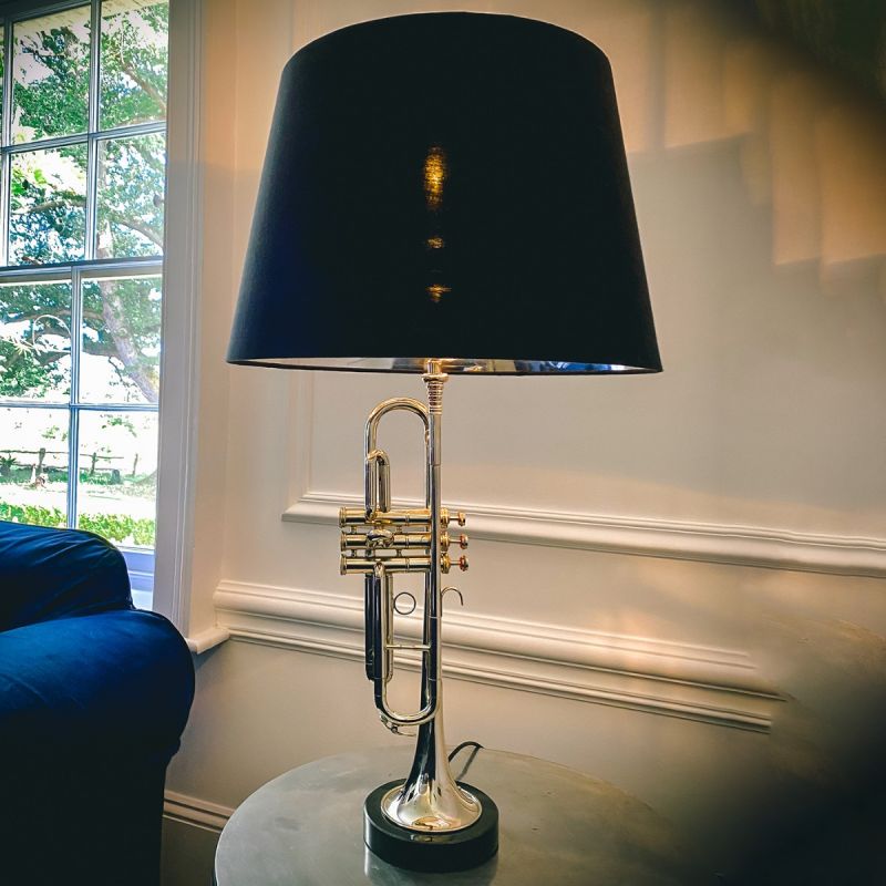 Culinary Concepts Armstrong Trumpet Lamp With Black Shade