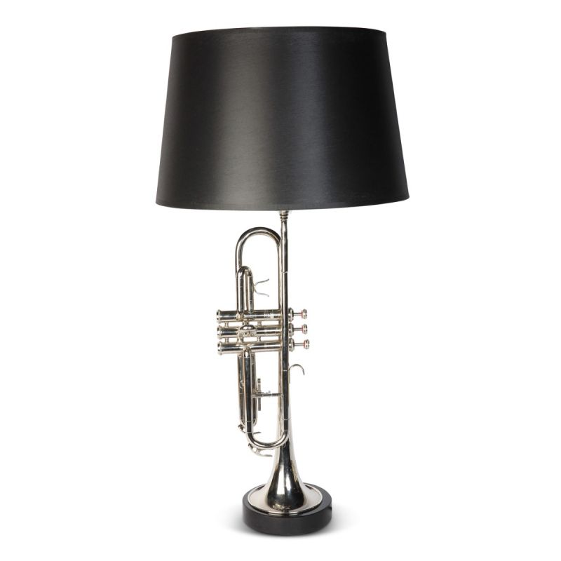 culinary concepts Armstrong Trumpet Lamp with Black Shade