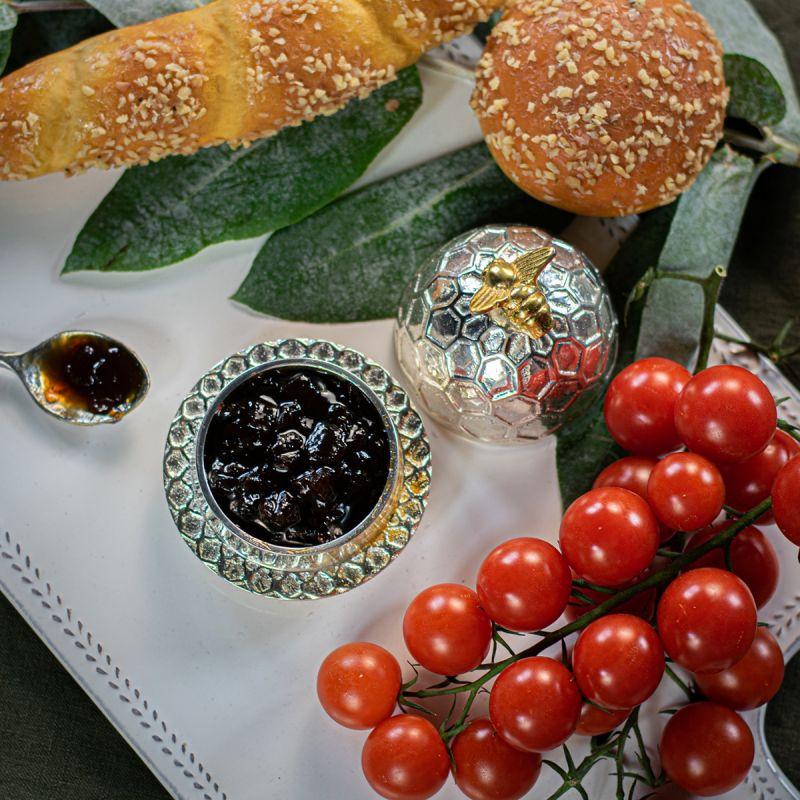 Culinary Concepts Bee Honeycomb Small Domed Butter Dish