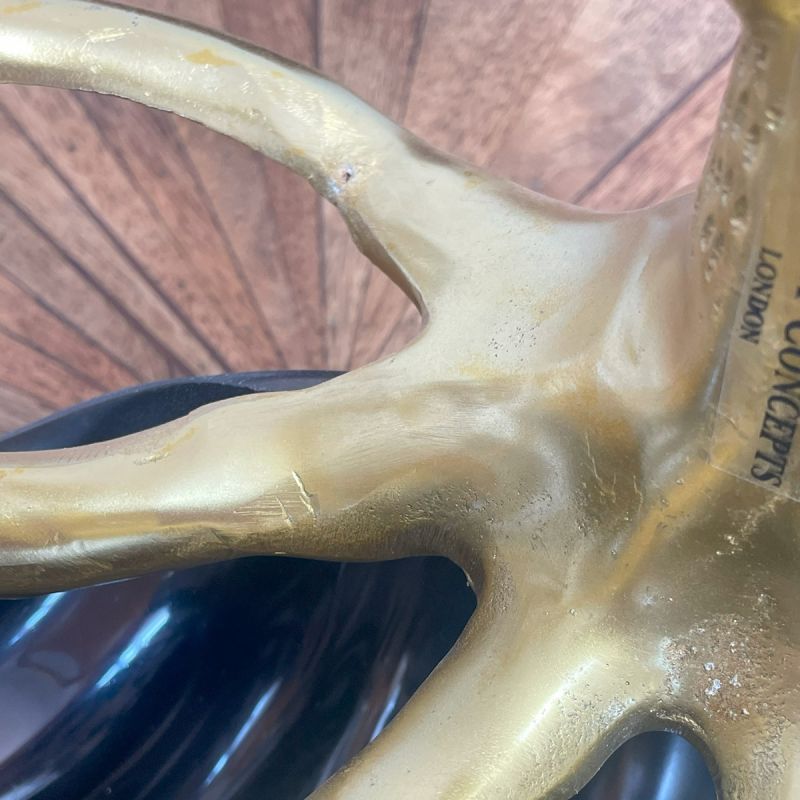 Culinary Concepts Black Shell Bowl With Gold Octopus | PERFECTLY IMPERFECT