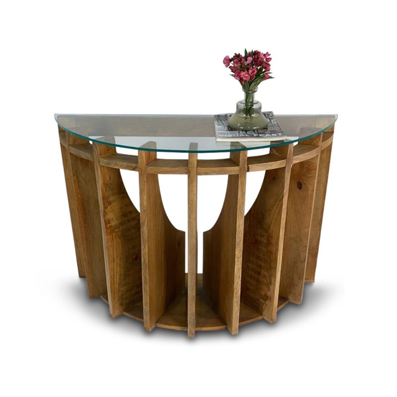 Culinary Concepts Brasilia Wooden Console Table | EX DISPLAY | COLLECTION ONLY