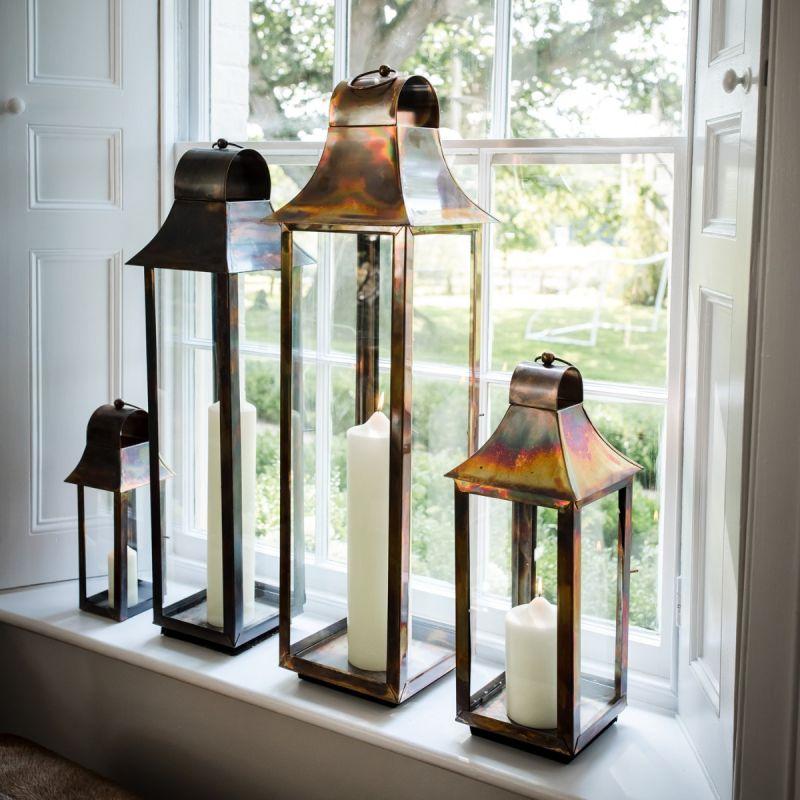 Culinary Concepts Burnished Copper Large Tonto Lantern