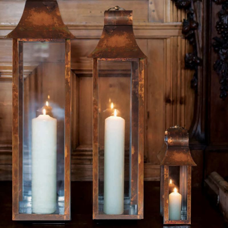 Culinary Concepts Burnished Copper Medium Tonto Lantern