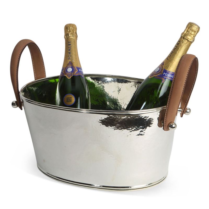 culinary concepts Champagne Hammered Half Sized Champagne Bath