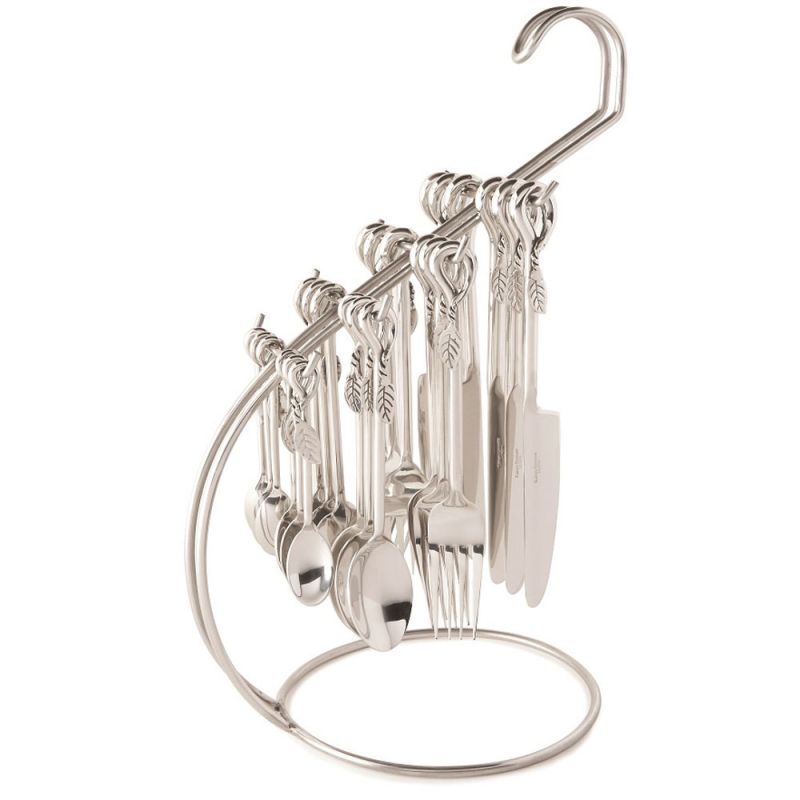 culinary concepts 24 Piece Leaf Cutlery Set & Stand