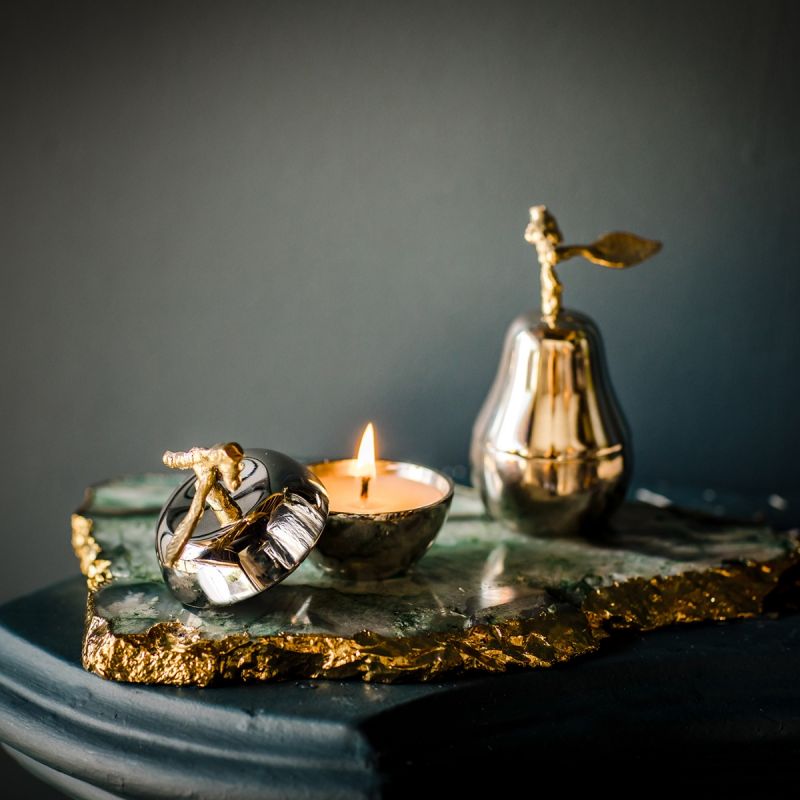 Culinary Concepts Apple With Wax Candle