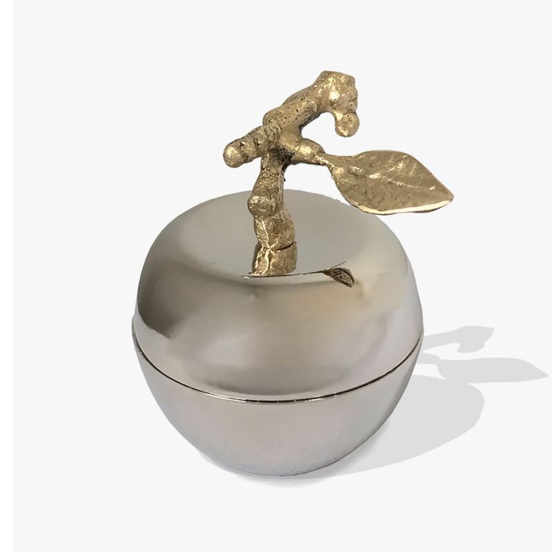 culinary concepts Apple with Wax Candle