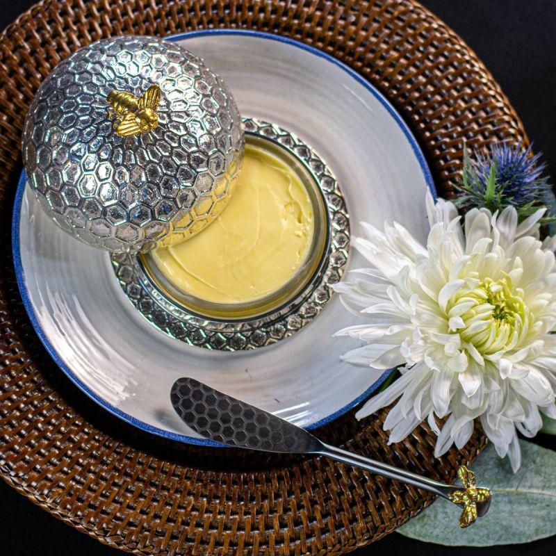 culinary concepts Bee Honeycomb Large Butter Dish