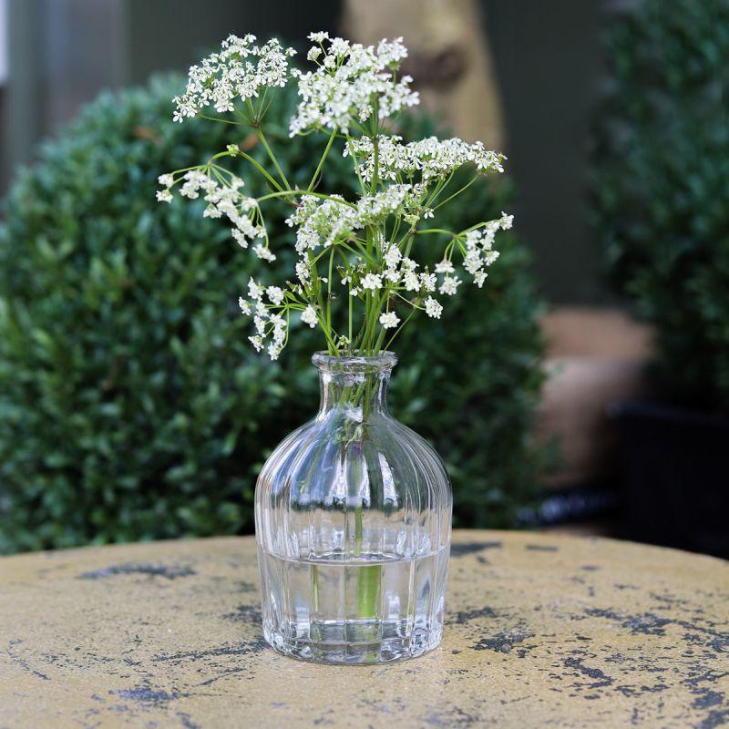 Culinary Concepts Bell Shaped Fluted Glass Bottle