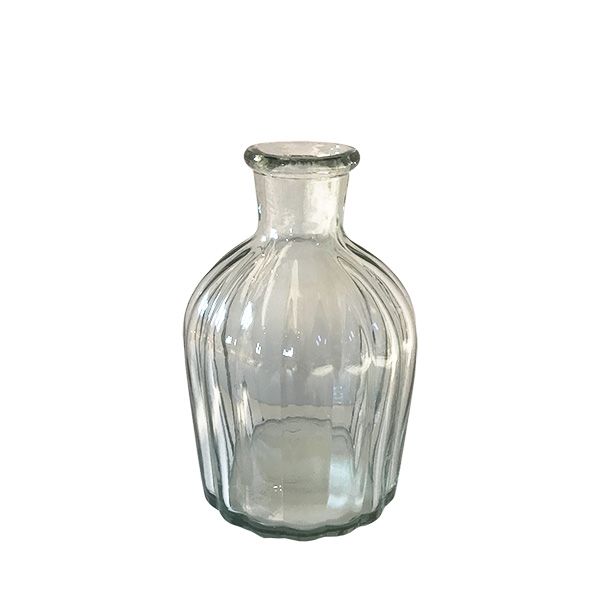 culinary concepts Bell Shaped Fluted Glass Bottle