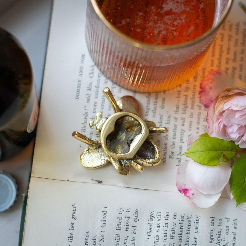 Culinary Concepts Brass Bee Bottle Opener