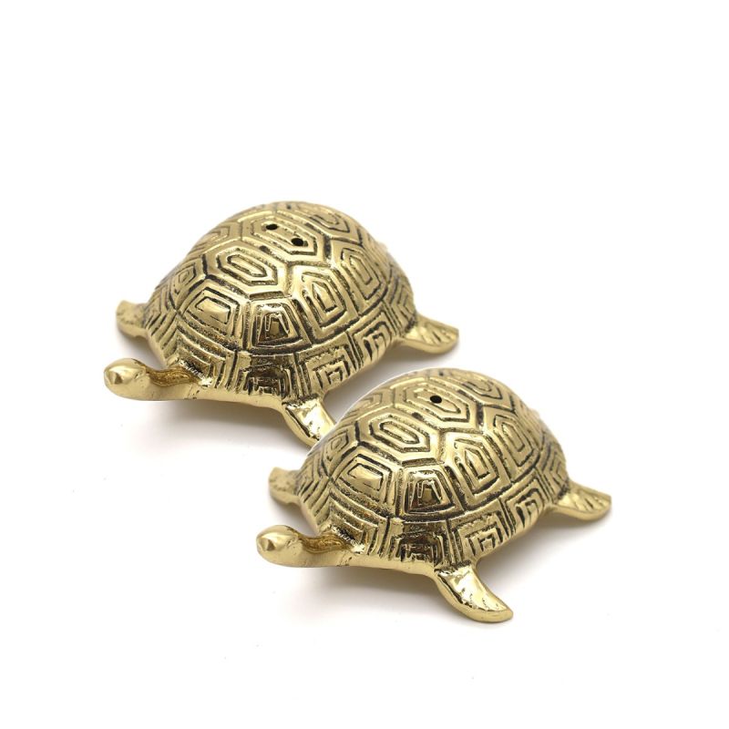 culinary concepts Brass Turtle Salt and Pepper Set