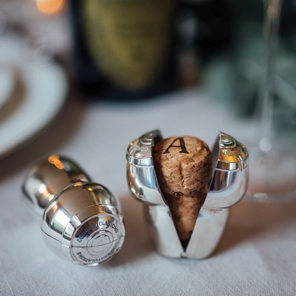 Culinary Concepts Champagne Cork Keeper - Silver