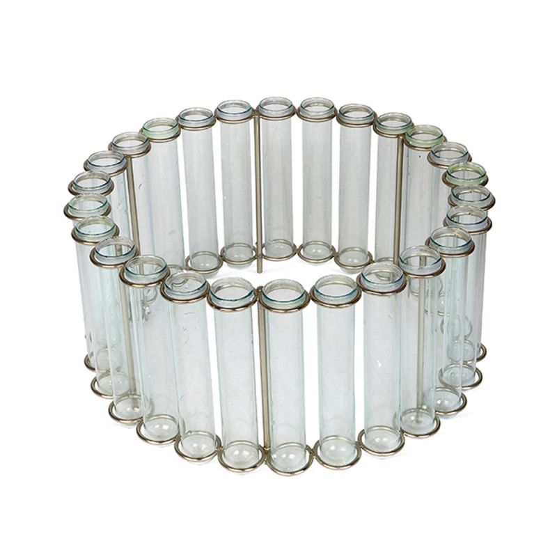 culinary concepts Circular Test Tube Table Vase