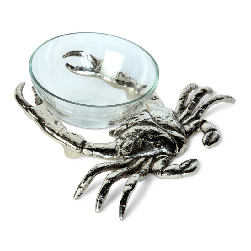 culinary concepts Crab with Glass Nibbles Bowl