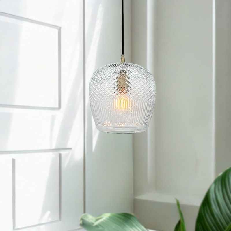 Culinary Concepts Diamond Glass Apple Pendant