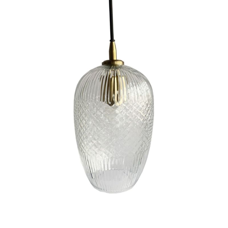 culinary concepts Diamond Glass Bud Pendant