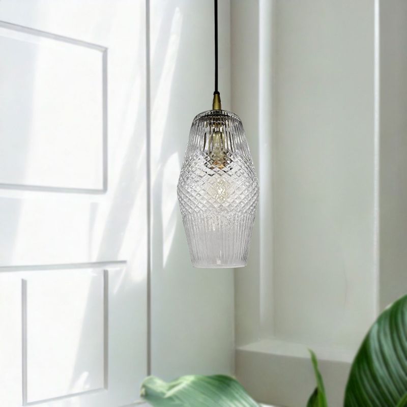 culinary concepts Diamond Glass Rhombi Pendant