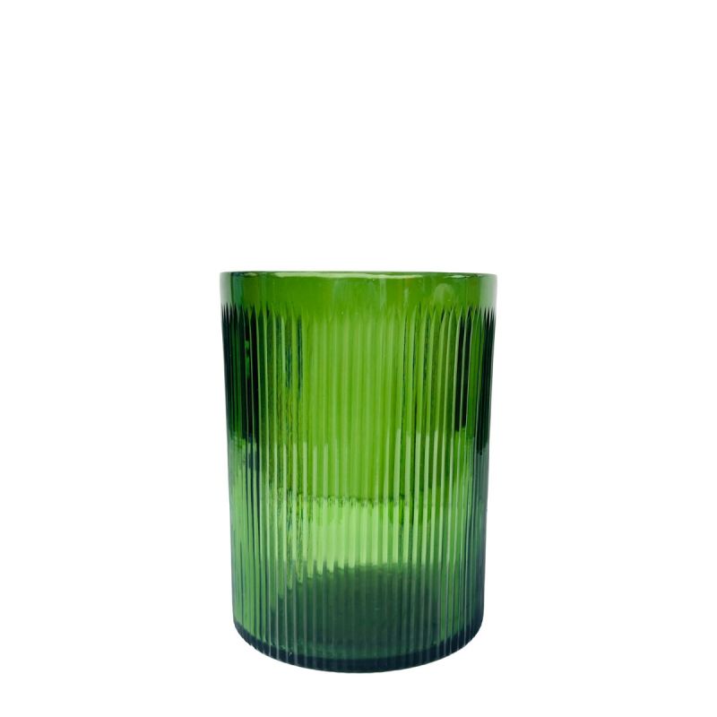 culinary concepts Emerald Glass Hurricane 15cm Dia