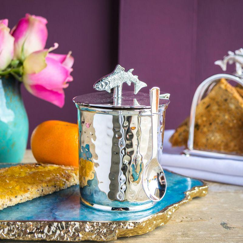 culinary concepts Fish Glass Jar with Spoon