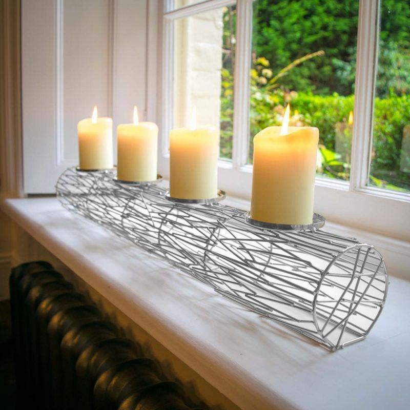 Culinary Concepts Forest Log 4 Candle Holder