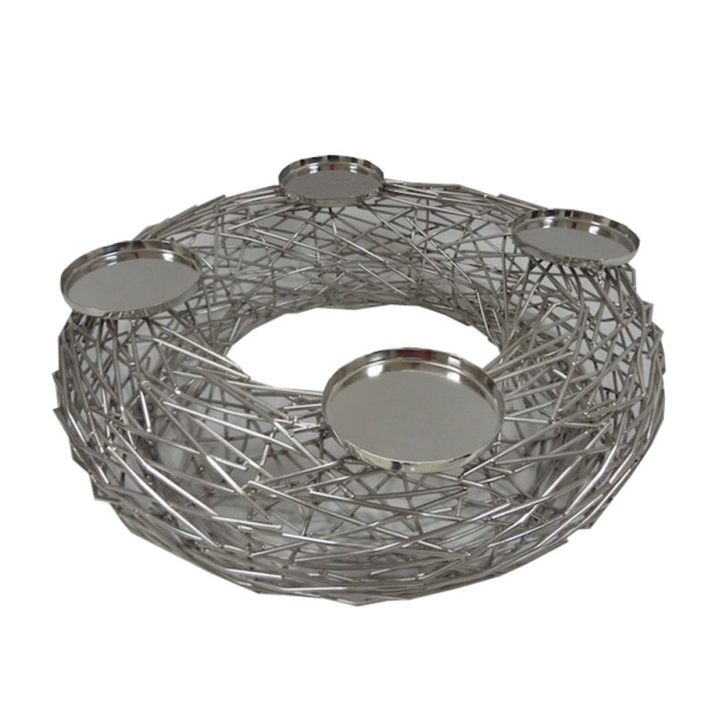 culinary concepts Forest Wreath 4 Candle Holder