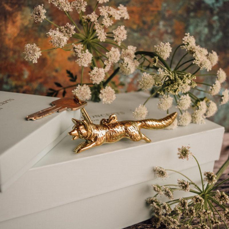 Culinary Concepts Fox Keyring - Gold Finish