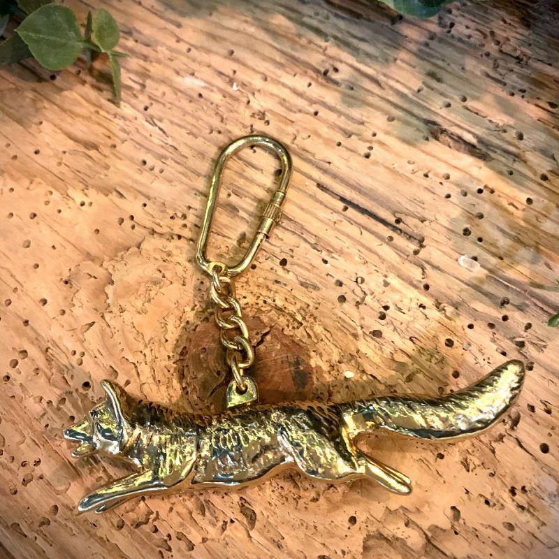 Culinary Concepts Fox Keyring - Gold Finish
