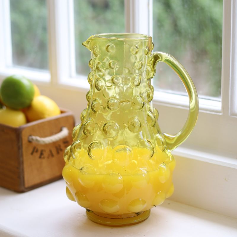 Culinary Concepts Green Bubble Glass Jug