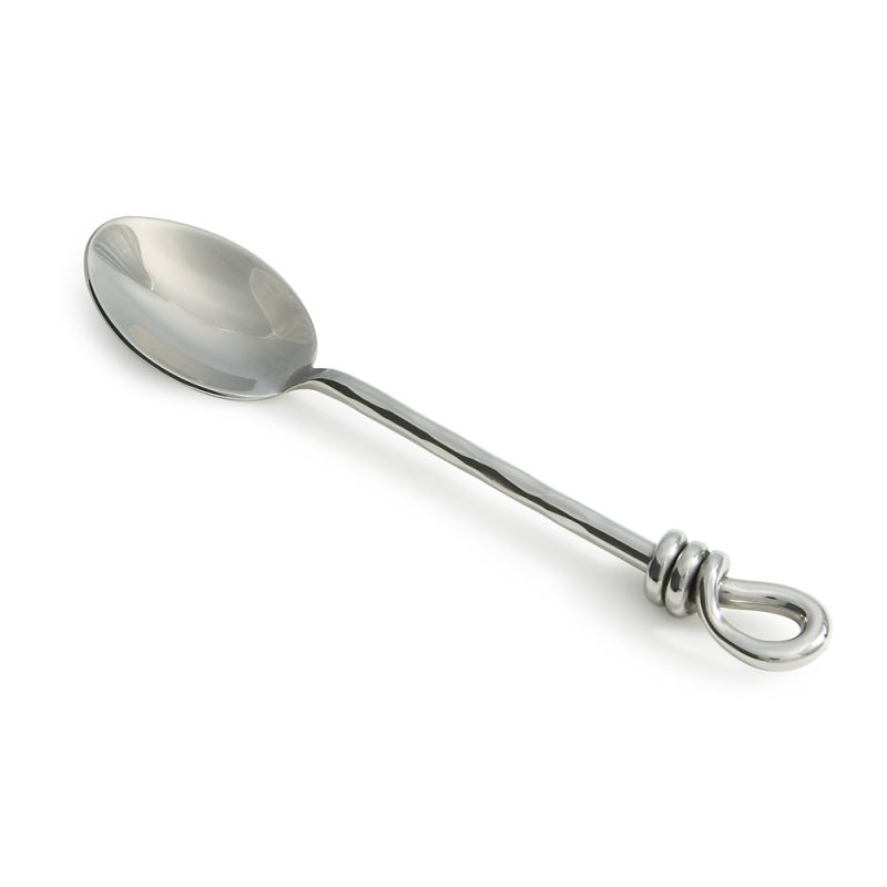 culinary concepts Hammered Knot Dessert Spoon