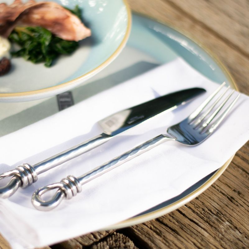 Culinary Concepts Hammered Knot Dinner Fork