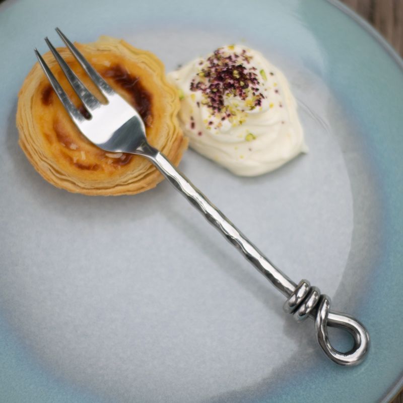 Culinary Concepts Hammered Knot Pastry Fork