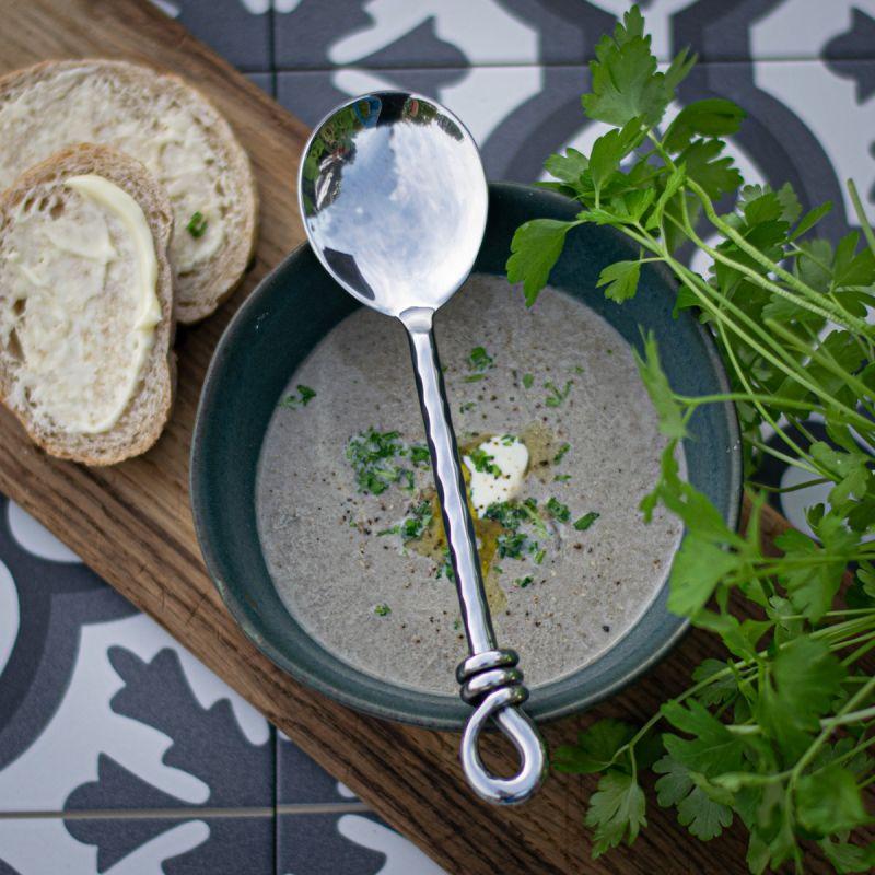 Culinary Concepts Hammered Knot Soup Spoon