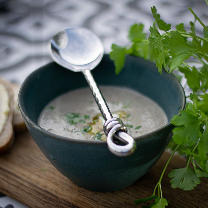 Culinary Concepts Hammered Knot Soup Spoon