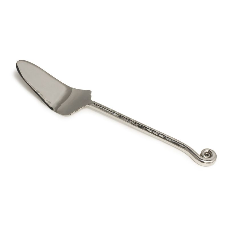 culinary concepts Hammered Shell Cake Server